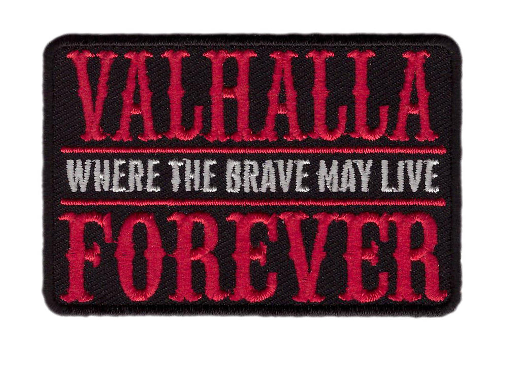 Velcro Valhalla Forever Where the Brave Morale Patch - Titan One
