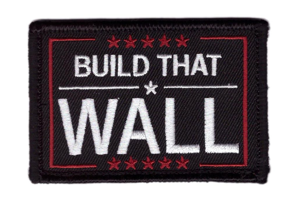 Velcro Build That Wall Slogan Tactical Morale Patch - Titan One