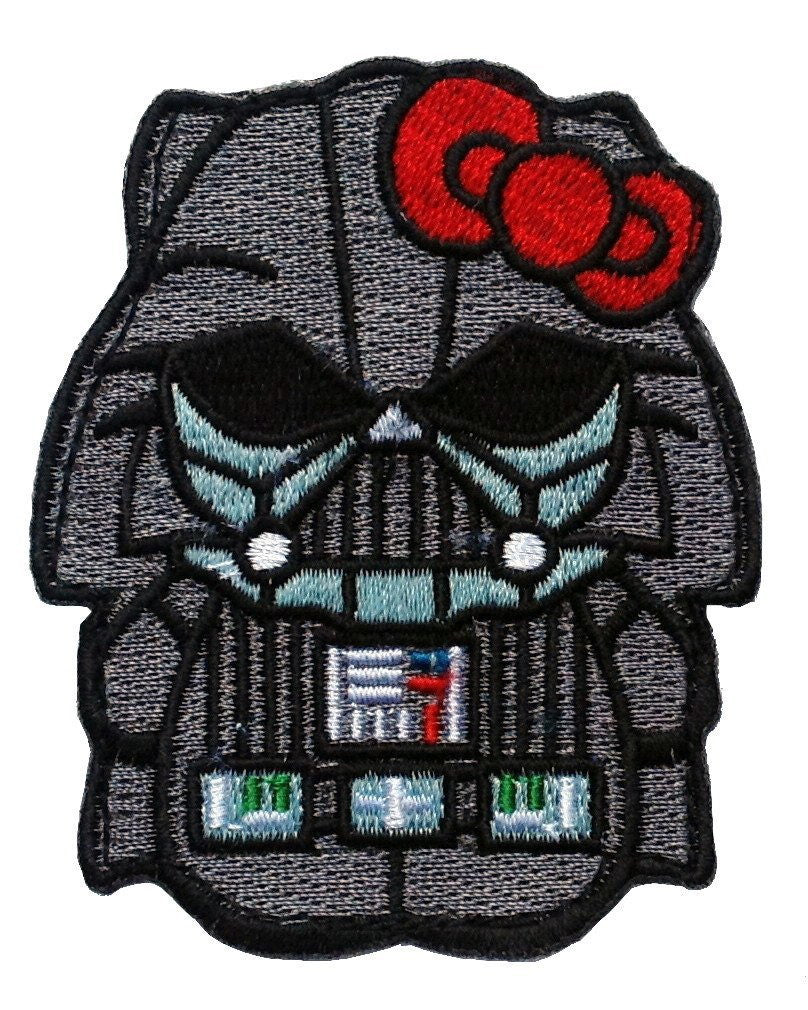 Velcro Hello Kitty Darth Vader Star Wars Empire Dark Side Morale Patch - Titan One
