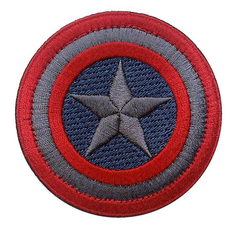 Velcro Captain America Round Shield Tactical Subdued Patch - Titan One