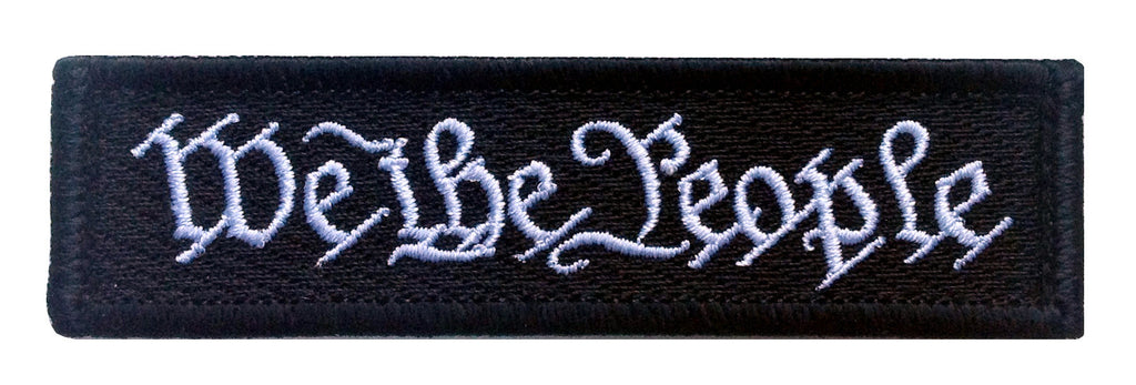 Velcro We the People Black-White Tactical Morale Patch - Titan One