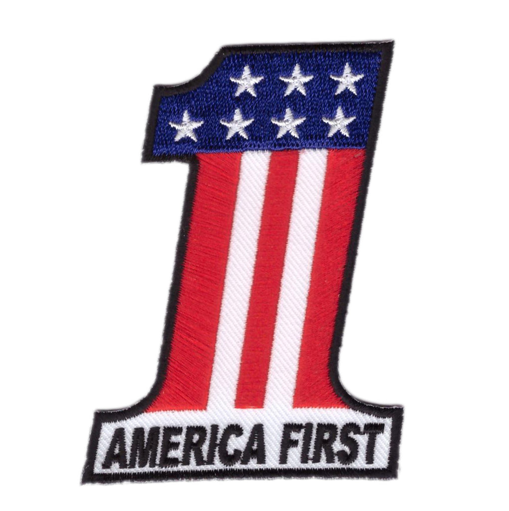 America First MAGA Biker Jacket Patch