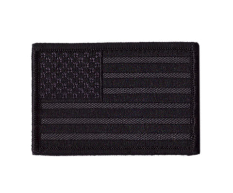 Black Out USA Flag Tactical Patch