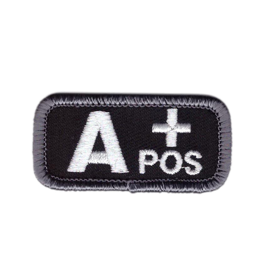 Velcro Blood type A + positive Badge Tactical US Army Patch