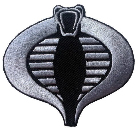 Silver Subdued Cobra Shoulder Trooper Costume Cosplay Patch - Titan One