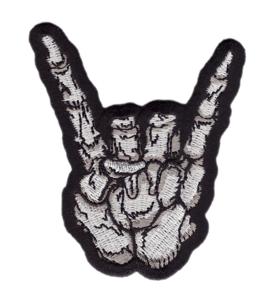 Devil Horns Rock Punk Rockabilly Tattoo Jacket Biker Patch - Titan One