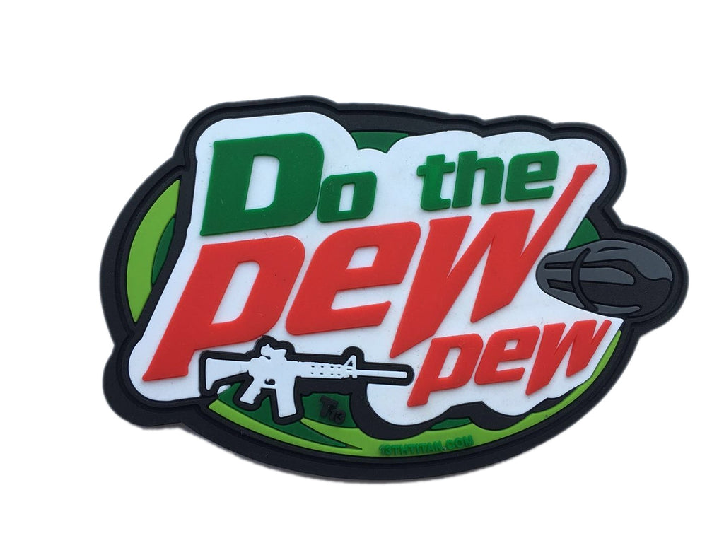 Do the Pew Pew PVC Tactical Morale Patch - Titan One