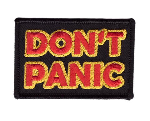 Don't Panic Hitchhiker Guide Galaxy Flag Tactical Operator Army Patch