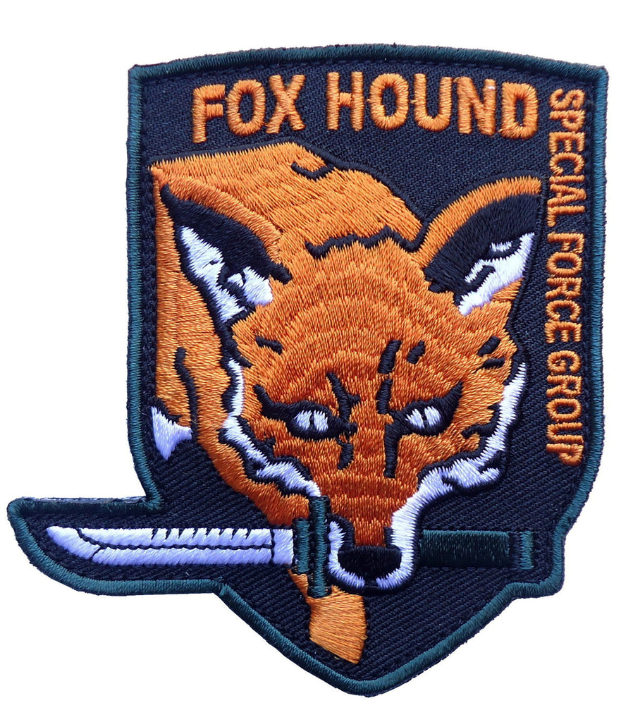 Velcro Metal Gear Solid Snake FOX Hound Black Ops Special Force Tactical Patch - Titan One