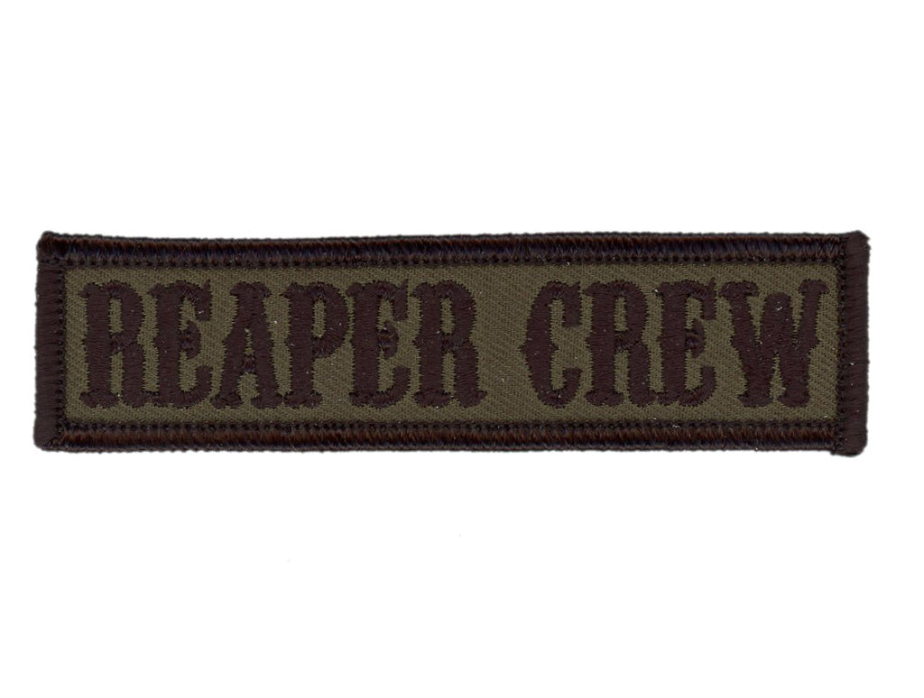 Tactical - Camo Green Reaper Crew  Morale Airsoft Patch - Titan One