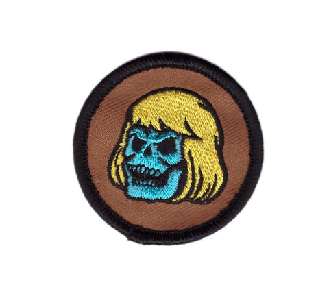 HeMan Skull Masters Universe Badge of Merit Patch