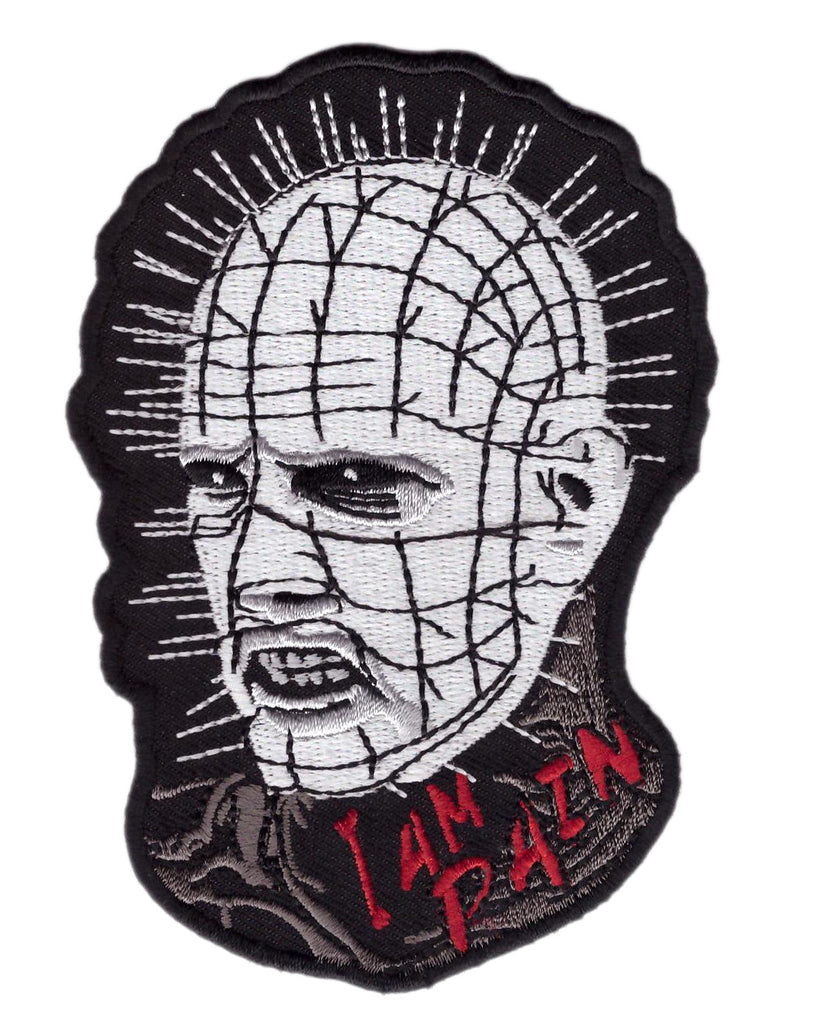 I am Pain Pinhead Hellraiser Horror Emo Punk Bag Jacket Patch - Titan One