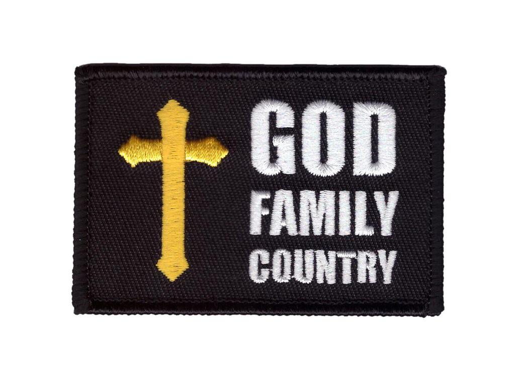 Tactical God Family Country Religious Patch