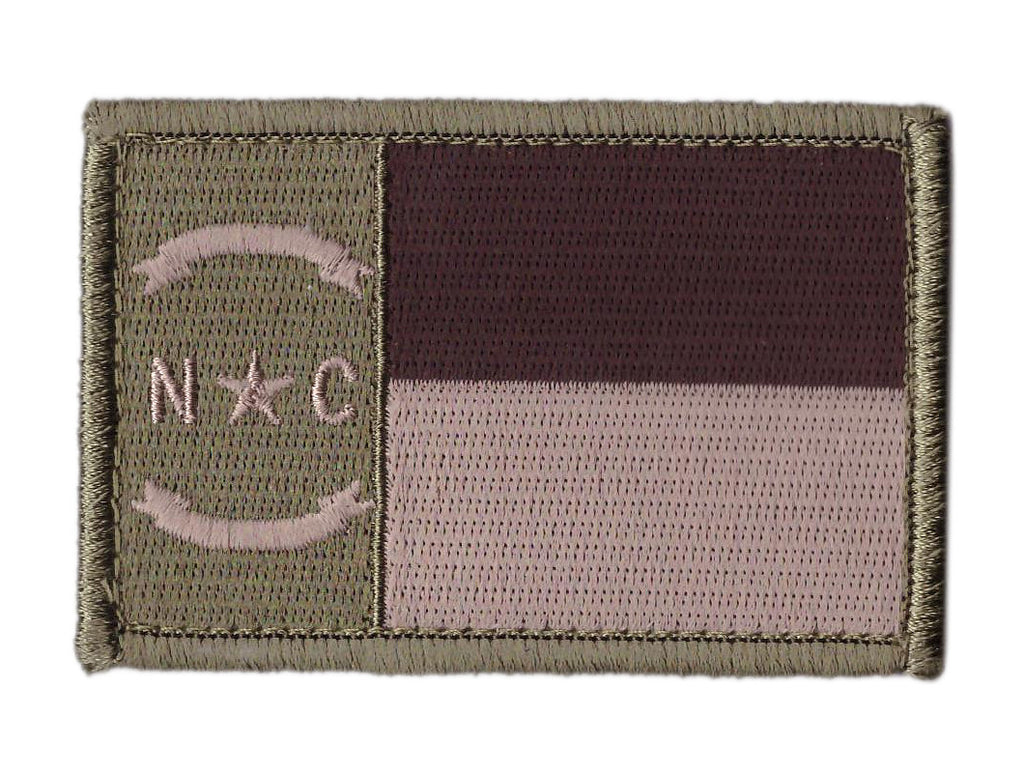 North Carolina Multicam Flag Tactical Patch