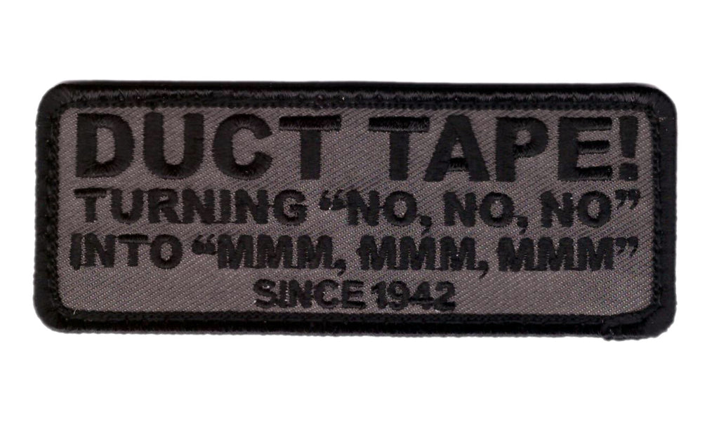 Velcro Duct Tape Since 1942 Funny Motorcycle Biker Vest Patch