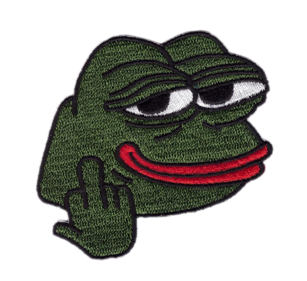 Velcro F you Pepe the frog Attitude Tactical Patch - Titan One