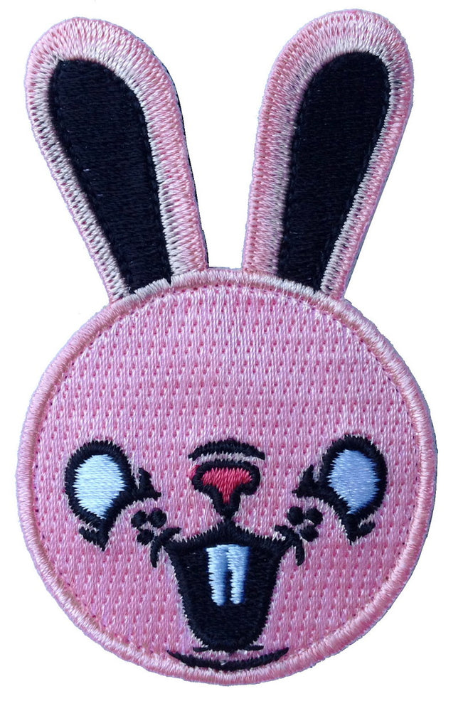 Iron on Pink Bunny Sucker Punch Mech Morale Bag Jacket Patch - Titan One