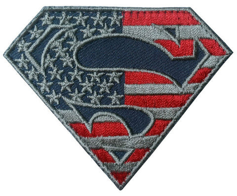Velcro Superman S Shield Flag Logo Subdued Tactical Morale - Titan One