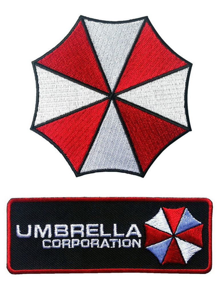 Umbrella Corp and Umbrella Resident Evil Costume Cosplay  - 2 Patch Set - Titan One