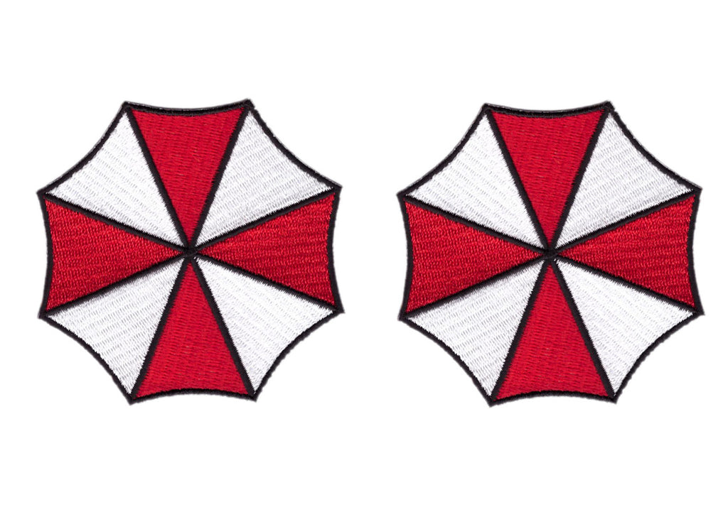 Set of 2 Umbrella - Resident Evil Umbrella Corporation Security Cosplay Patch - Titan One