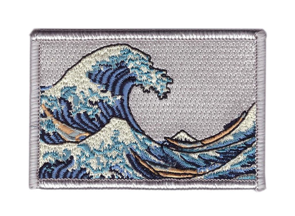 Iron on The Great Wave Off Kanagawa Decorative Patch