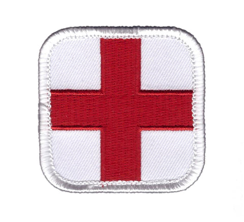 White Red - Medic Cross EDC Bag Morale Patch